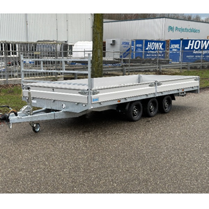 Open plateauwagen 500x220cm